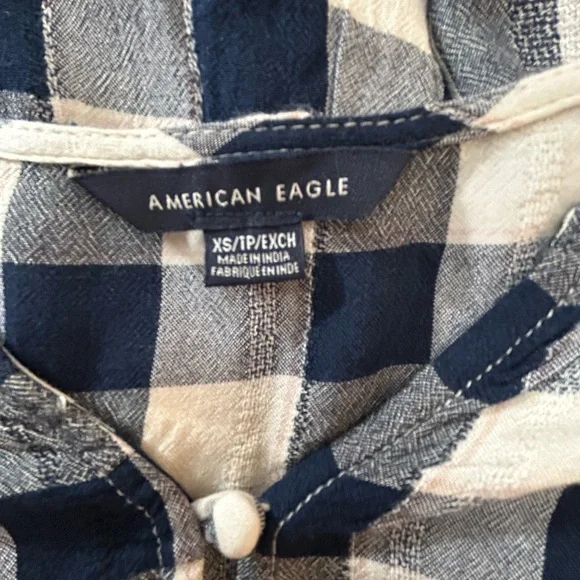 American Eagle ruffle bottom top - Picture 4 of 6
